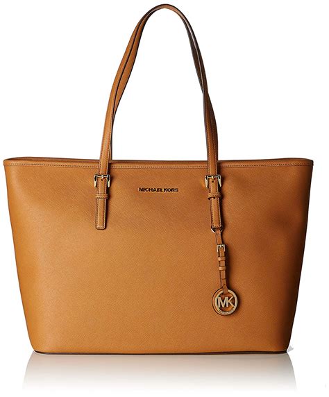 MICHAEL KORS Jet Set Travel Saffiano Leather Tote 30S4GTVT2L